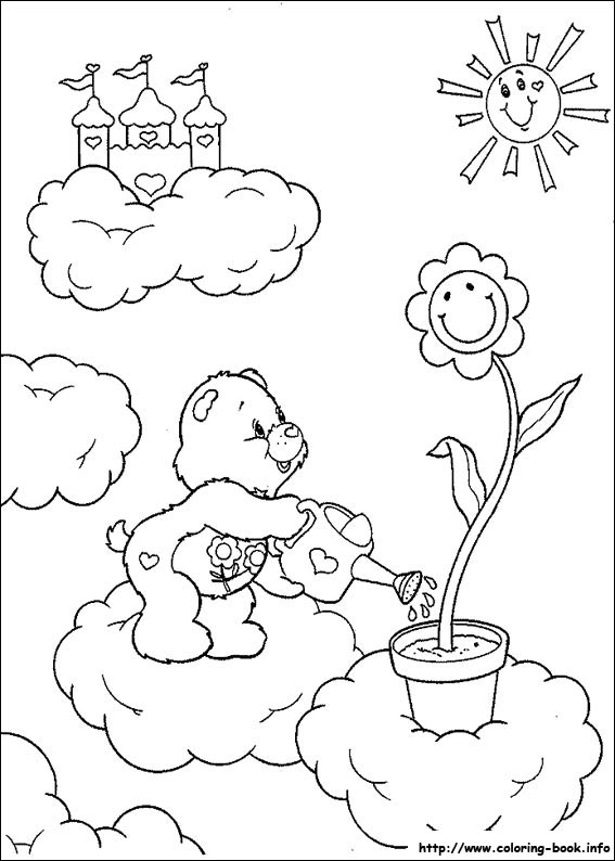 The Care Bears coloring picture